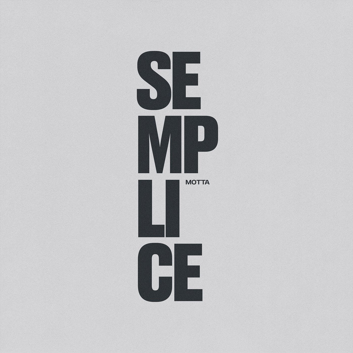 Motta – Semplice vinyl record cover