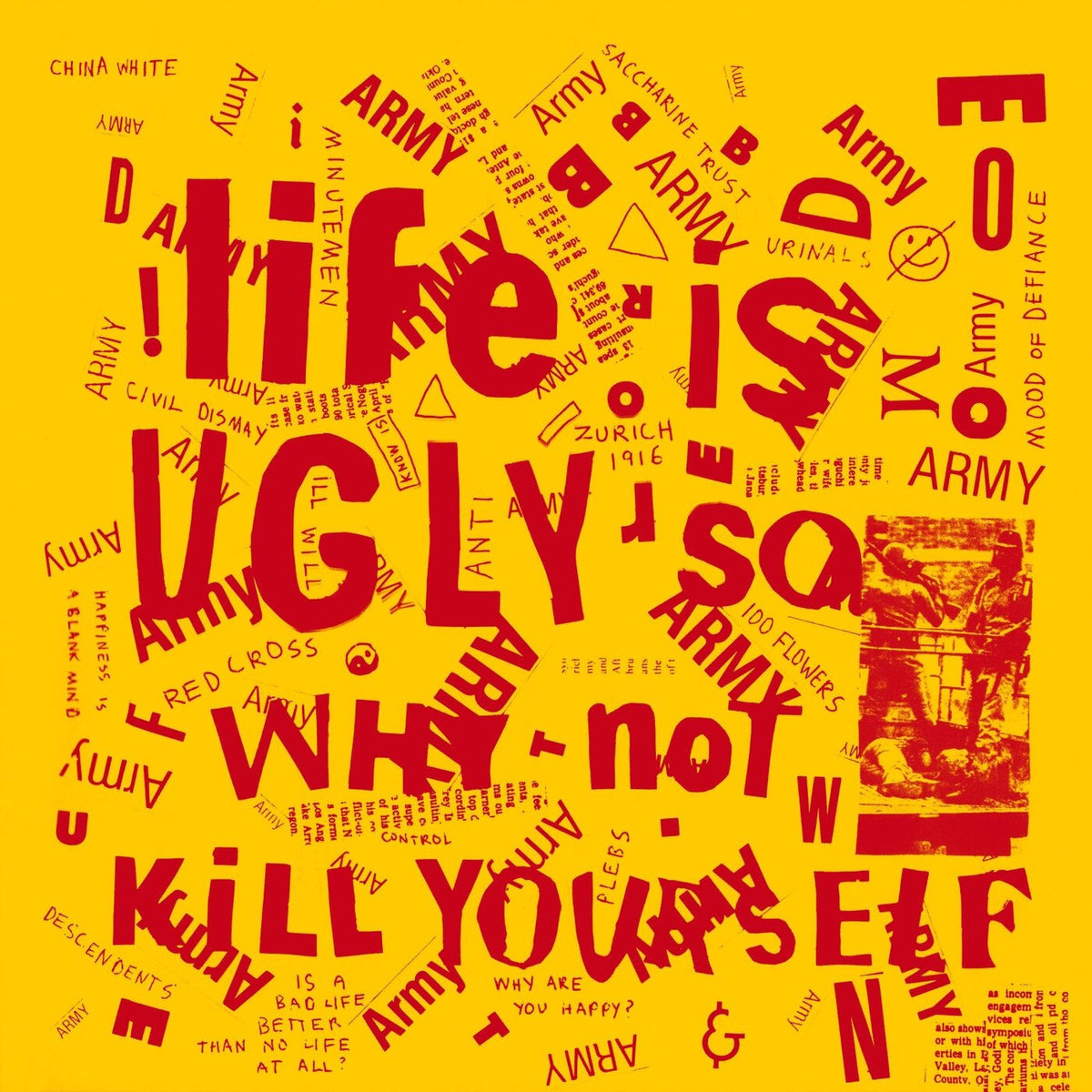 Various Artists – Life Is Ugly So Why Not Kill Yourself? vinyl record cover