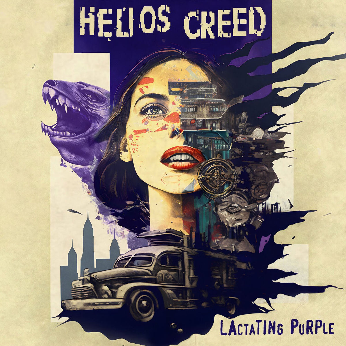Helios Creed – Lactating Purple vinyl record cover