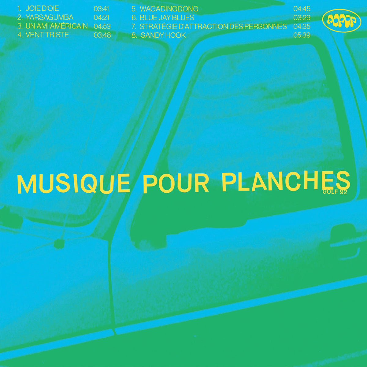 Musique Pour Planches – Golf 92 vinyl record cover