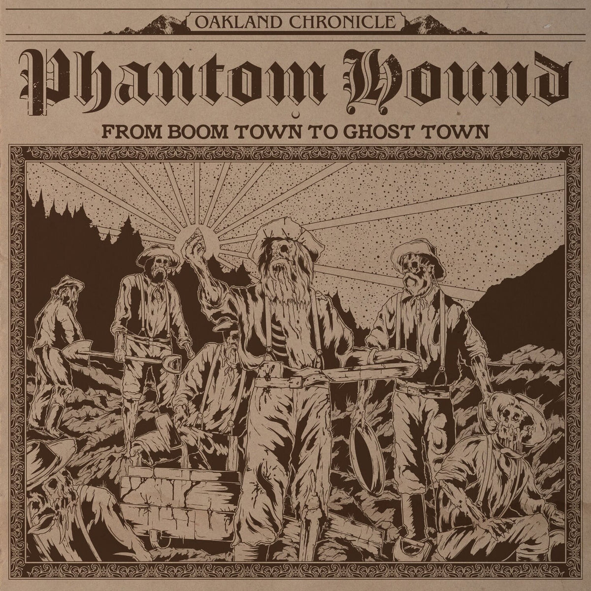 Phantom Hound – From Boom Town To Ghost Town (Coloured Vinyl) vinyl record cover
