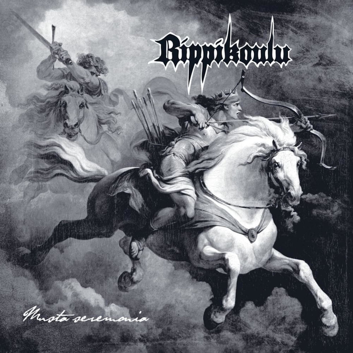 Rippikoulu – Musta Seremonia vinyl record cover