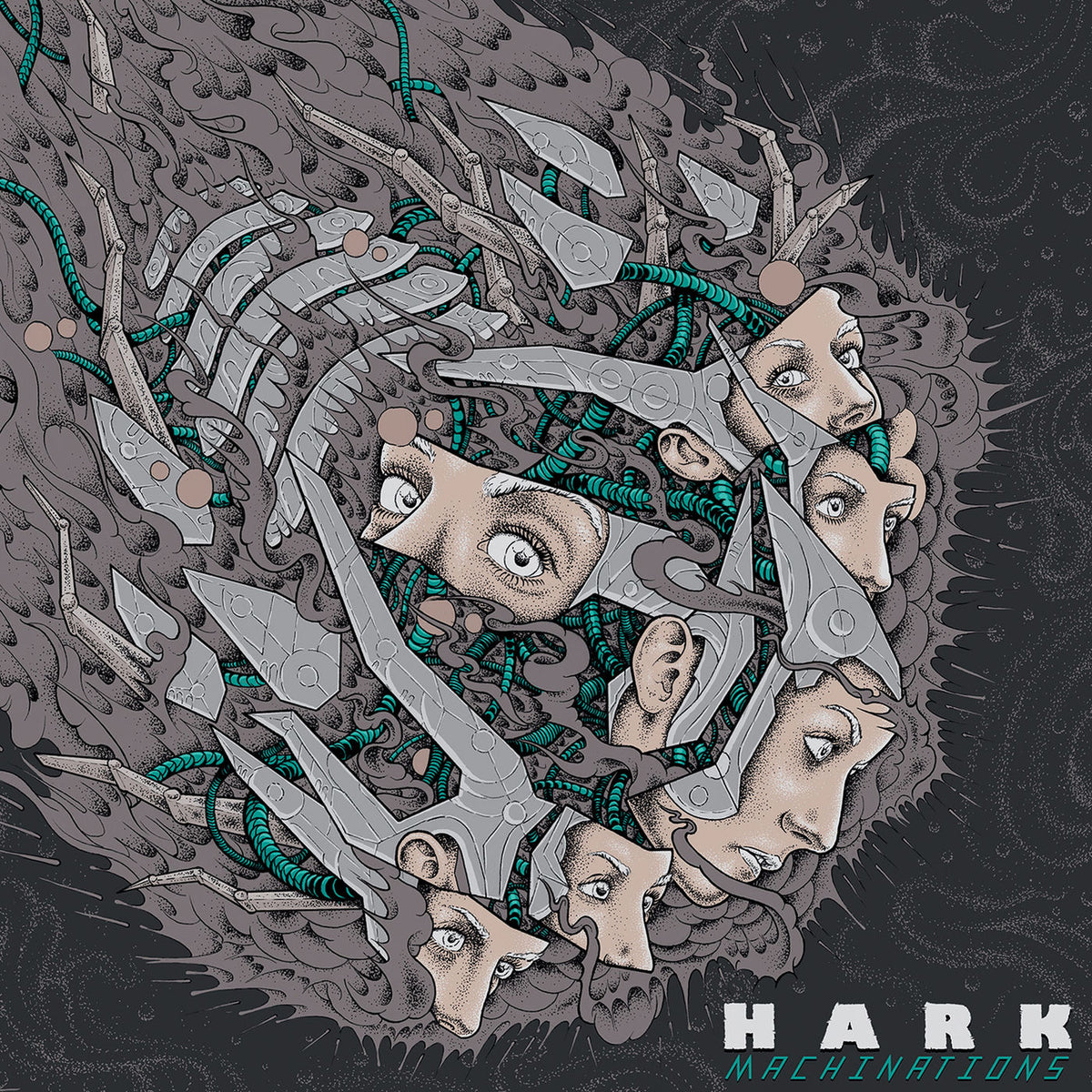 HARK – Machinations (WHITE VINYL) vinyl record cover