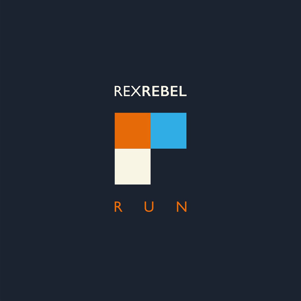 Rex Rebel – RUN vinyl record cover