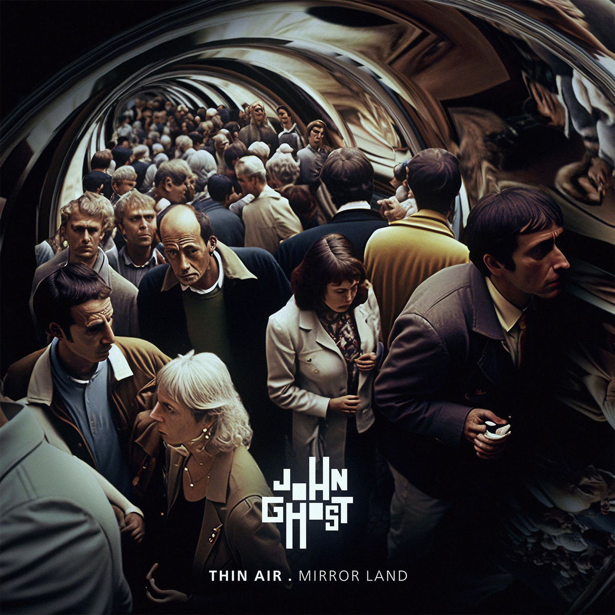 John Ghost – Thin Air . Mirror Land vinyl cover