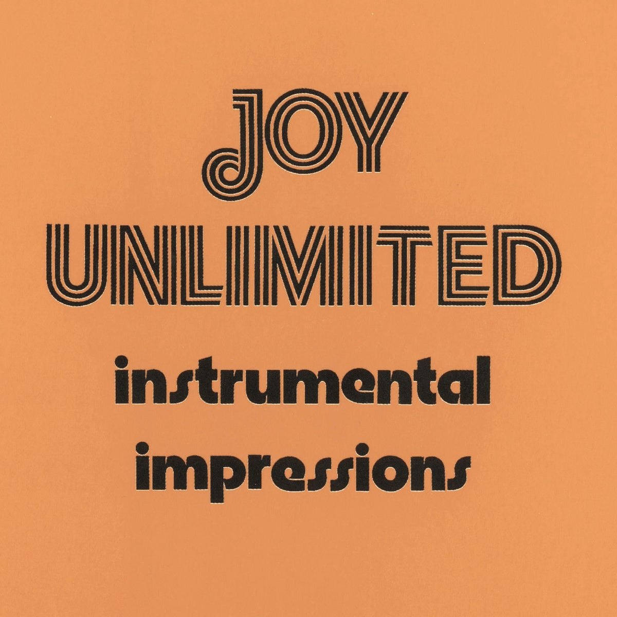 Joy Unlimited – Instrumental Impressions vinyl record cover