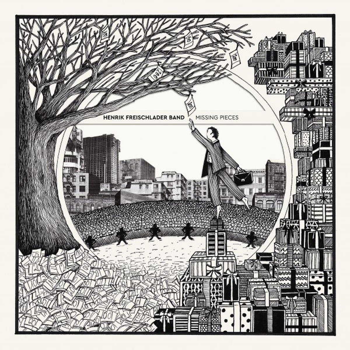 Henrik Freischlader Band – Missing Pieces vinyl record cover
