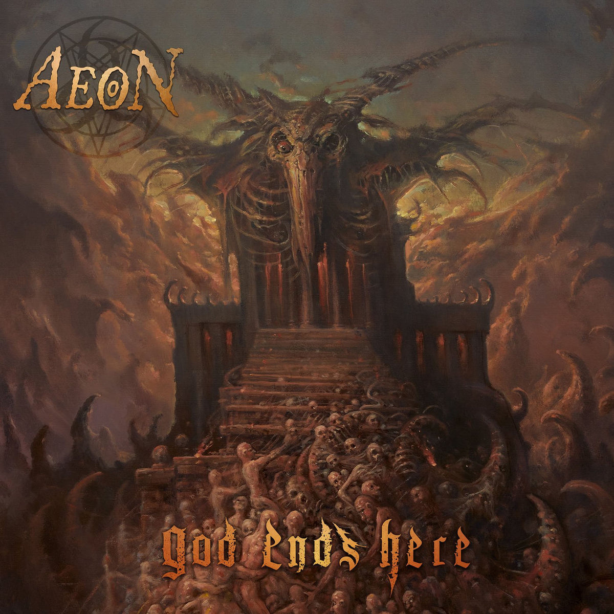 Aeon – God Ends Here vinyl record cover