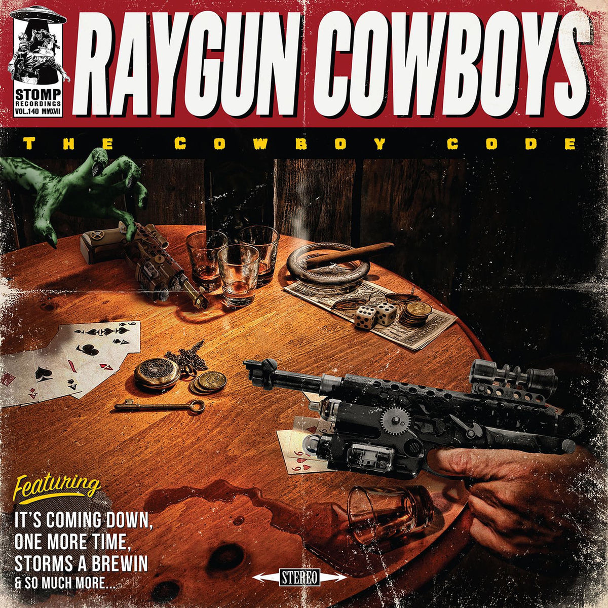 Raygun Cowboys – The Cowboy Code vinyl record cover