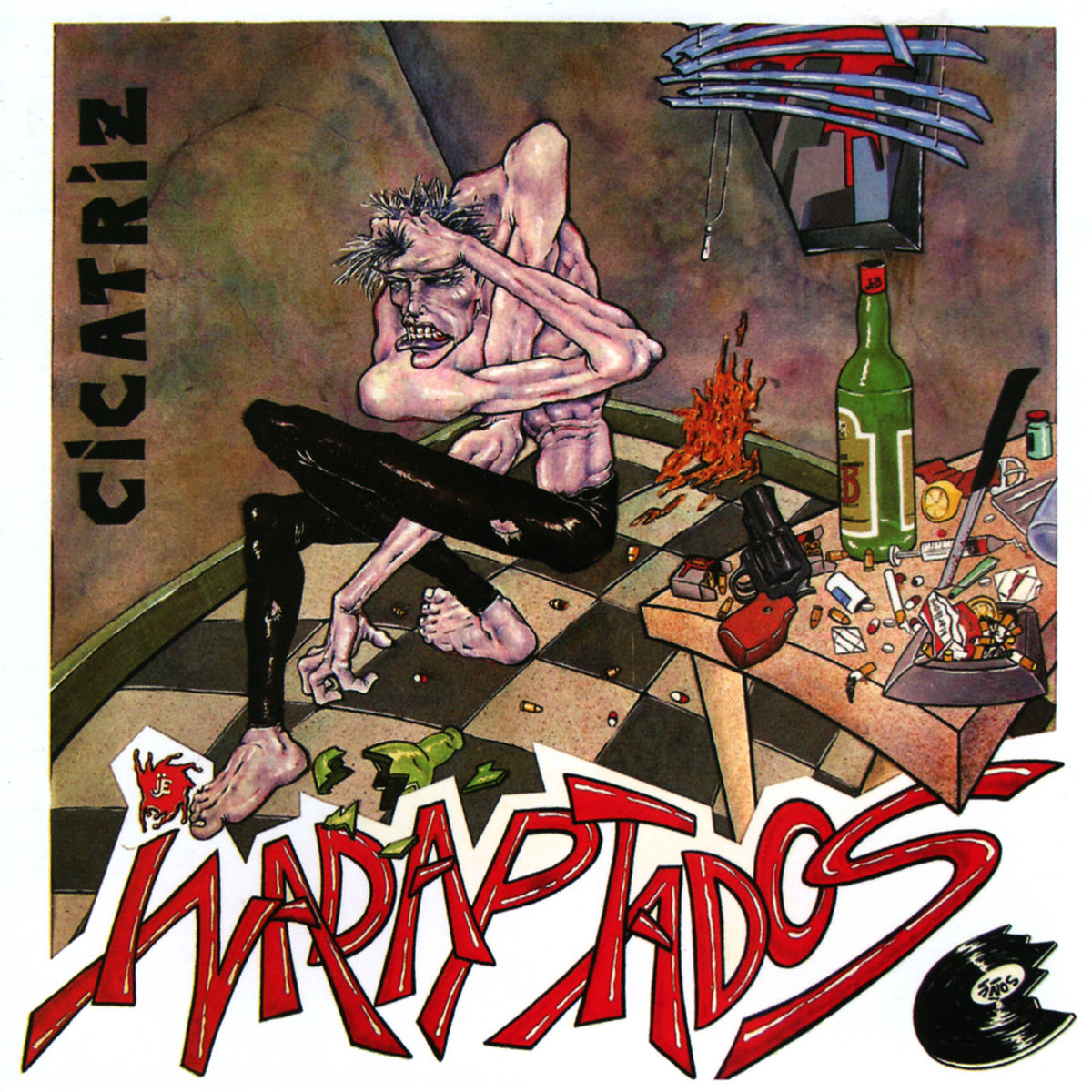 Cicatriz – Inadaptados -Hq- (REISSUE OF 1986 ALBUM ON 180 GRAM/+ BONUS TRACK) vinyl record cover