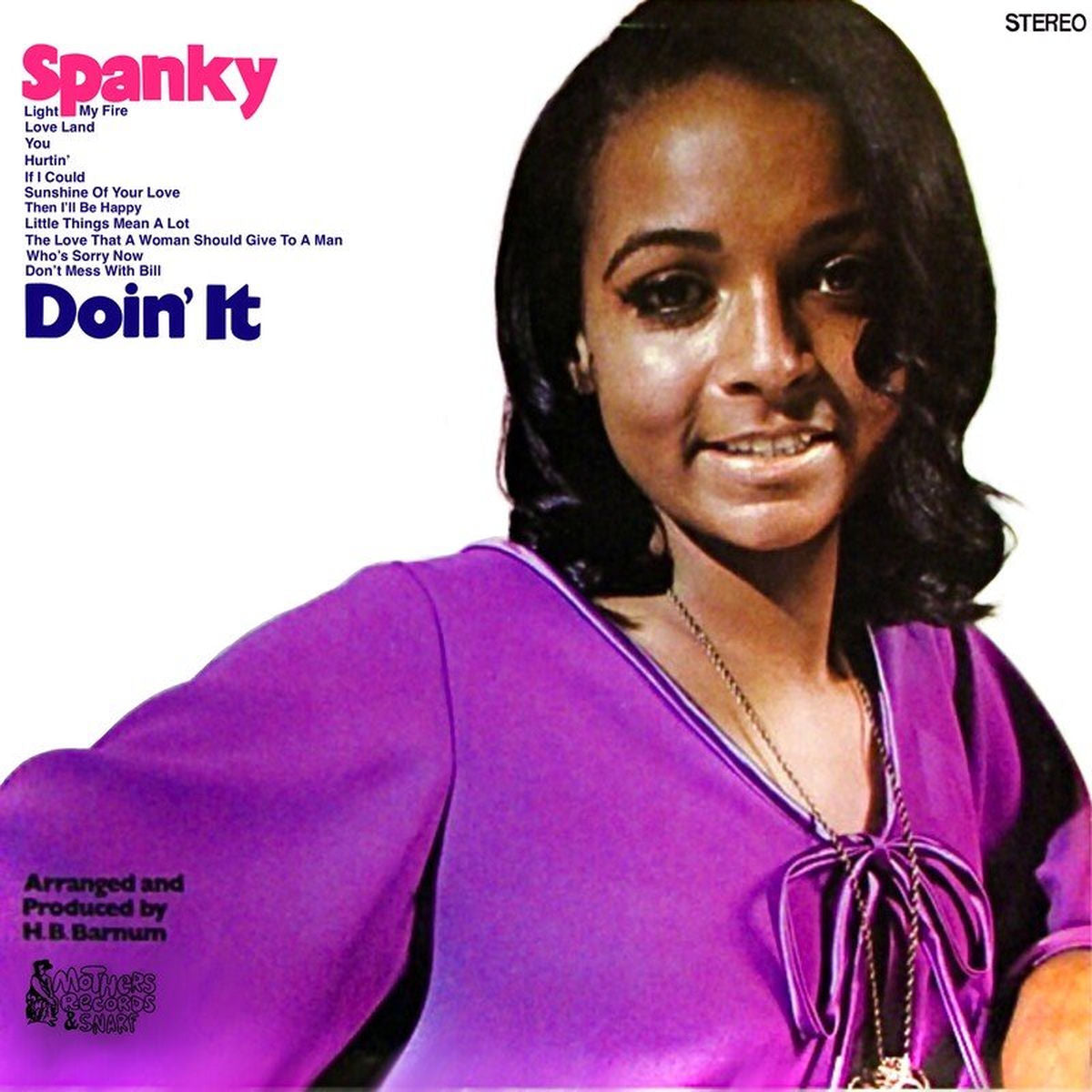Spanky Wilson – Doin' It vinyl record cover