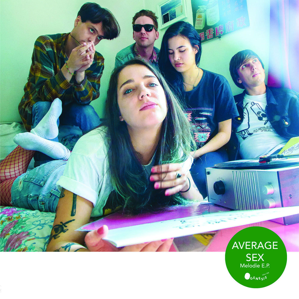 Average Sex – Melodie (EP) vinyl cover