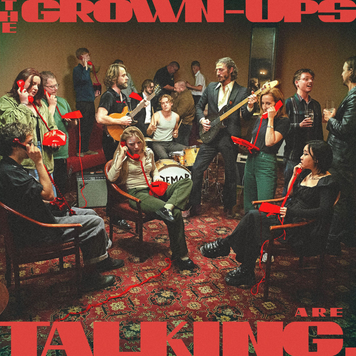 Demob Happy – The Grown-Ups Are Talking vinyl cover