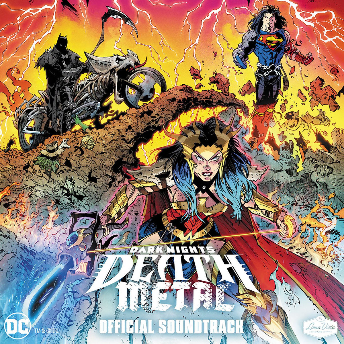 Various Artists – Dark Nights: Death Metal Soundtrack vinyl record cover