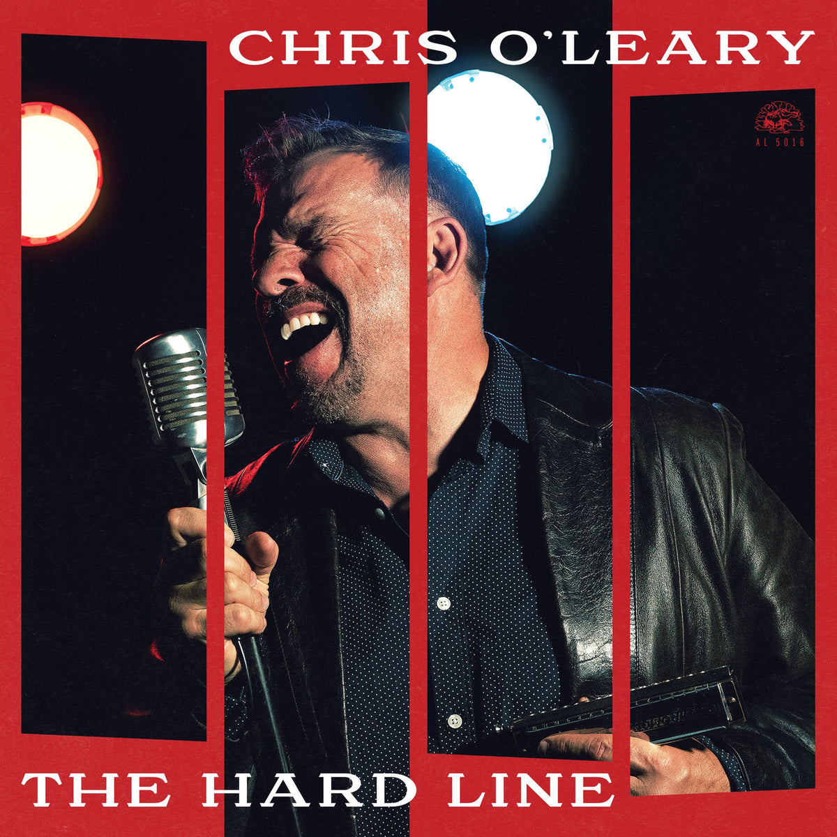 Chris Oleary – The Hard Line (TRANSLUCENT RED VINYL) vinyl record cover
