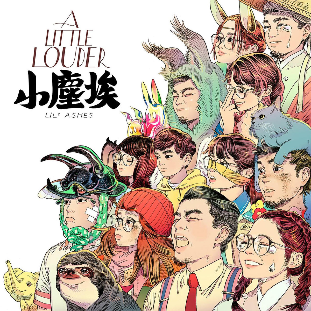 Lil Ashes – Little Louder vinyl record cover