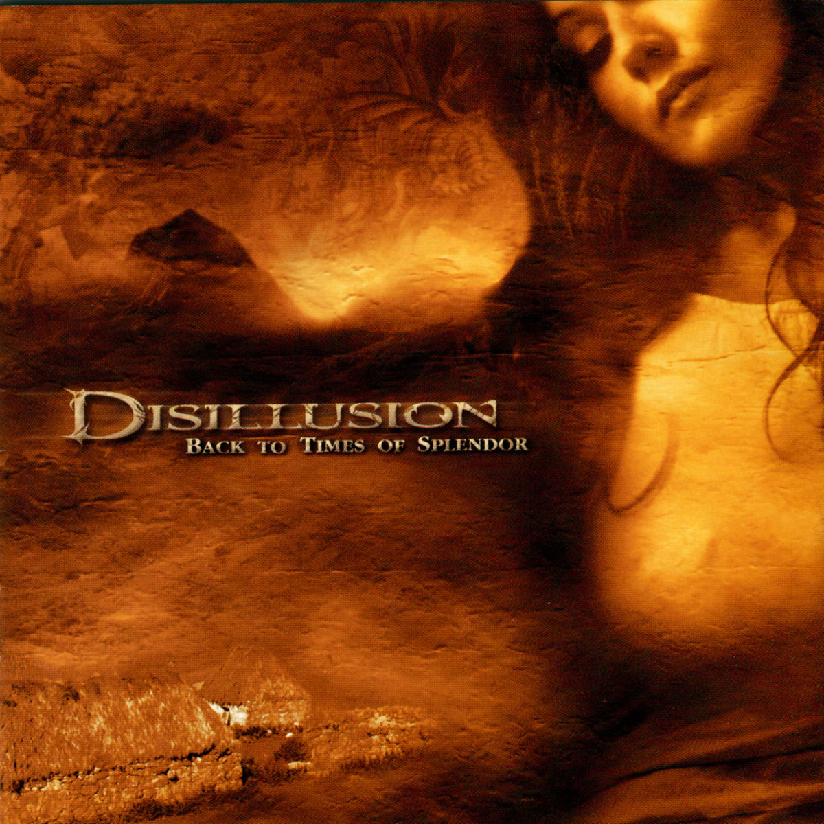 Disillusion – Back To The Times Of Splendor (APRICOT MARBLED VINYL) (2LP) vinyl record cover