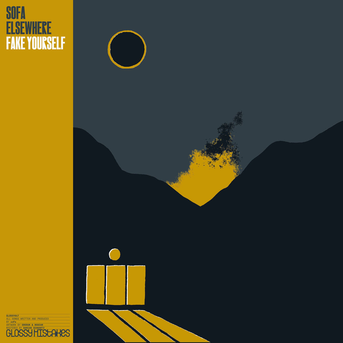 Sofa Elsewhere – Fake Yourself vinyl record cover