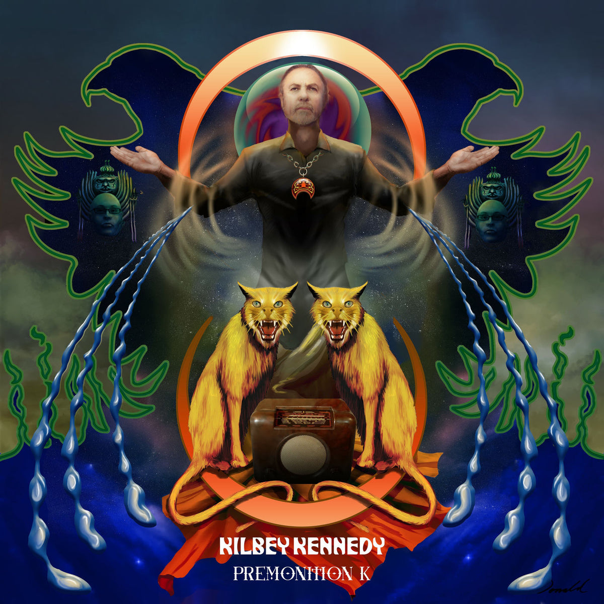 Kilbey Kennedy – Premonition 'K' vinyl record cover