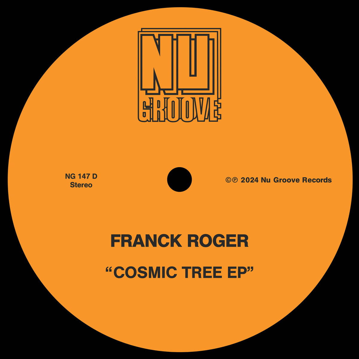 Franck Roger – Cosmic Tree EP vinyl cover