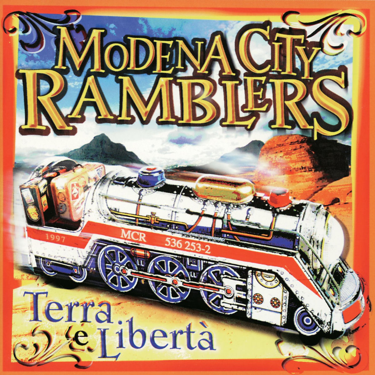 Modena City Ramblers – Terra E Liberta vinyl record cover