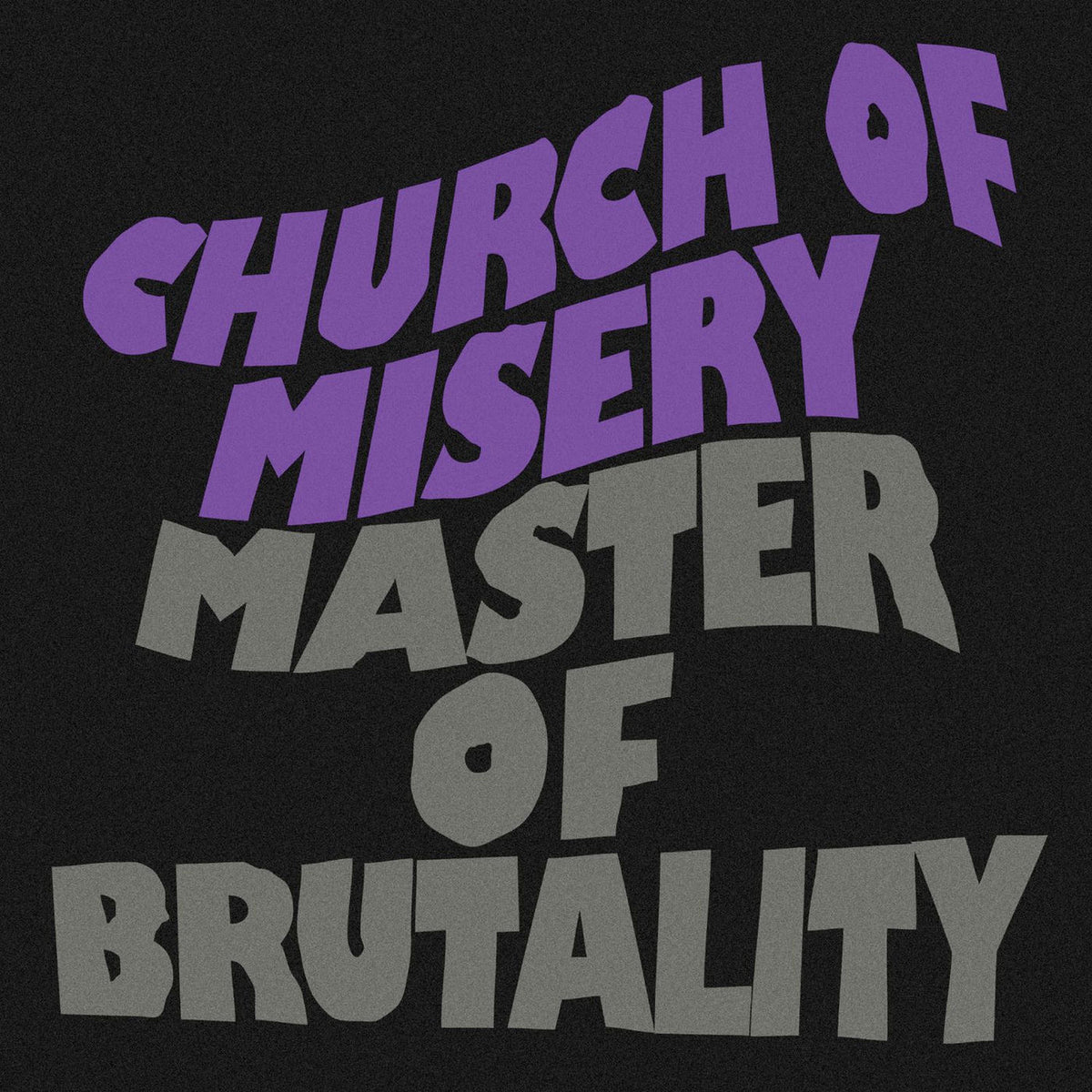 Church Of Misery – Master Of Brutality (Rise Above Records 30th Anniversary Gold Sparkle Edition) vinyl record cover
