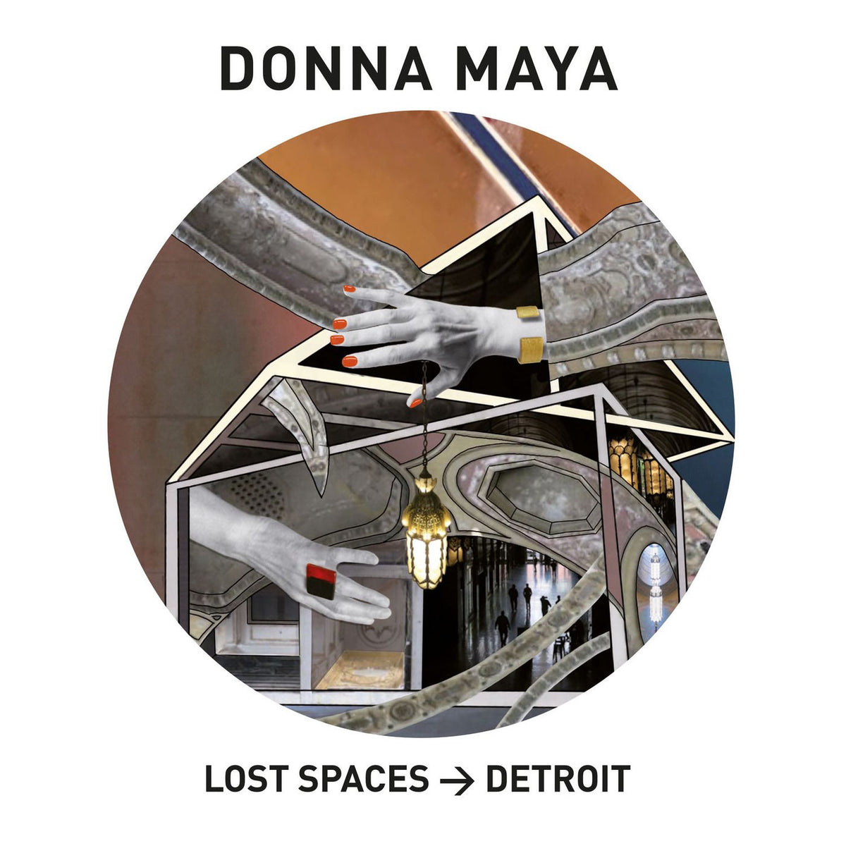 Donna Maya – Lost Spaces → Detroit vinyl cover