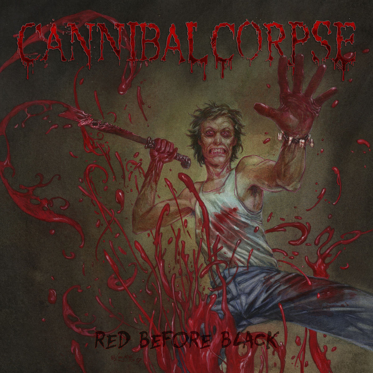 Cannibal Corpse – Red Before Black (White Vinyl) (Phd Exclusive) vinyl record cover