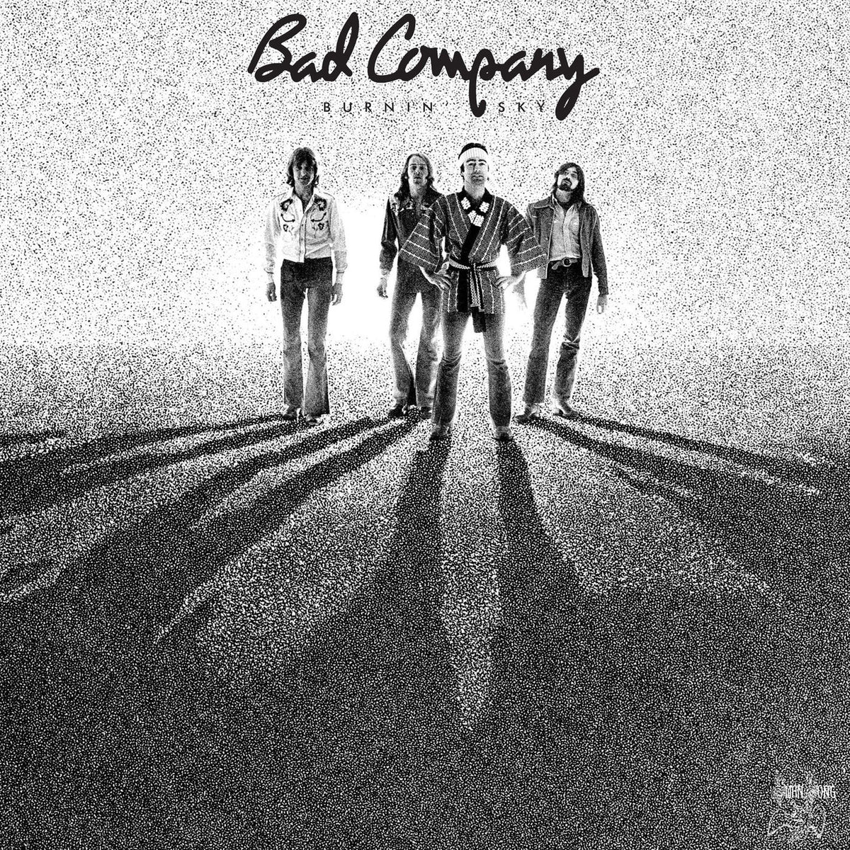 Bad Company – Burnin' Sky vinyl record cover