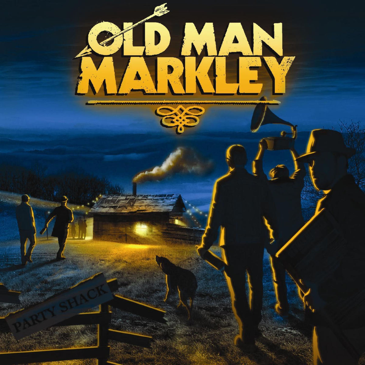 Old Man Markley – Party Shack - Single vinyl cover