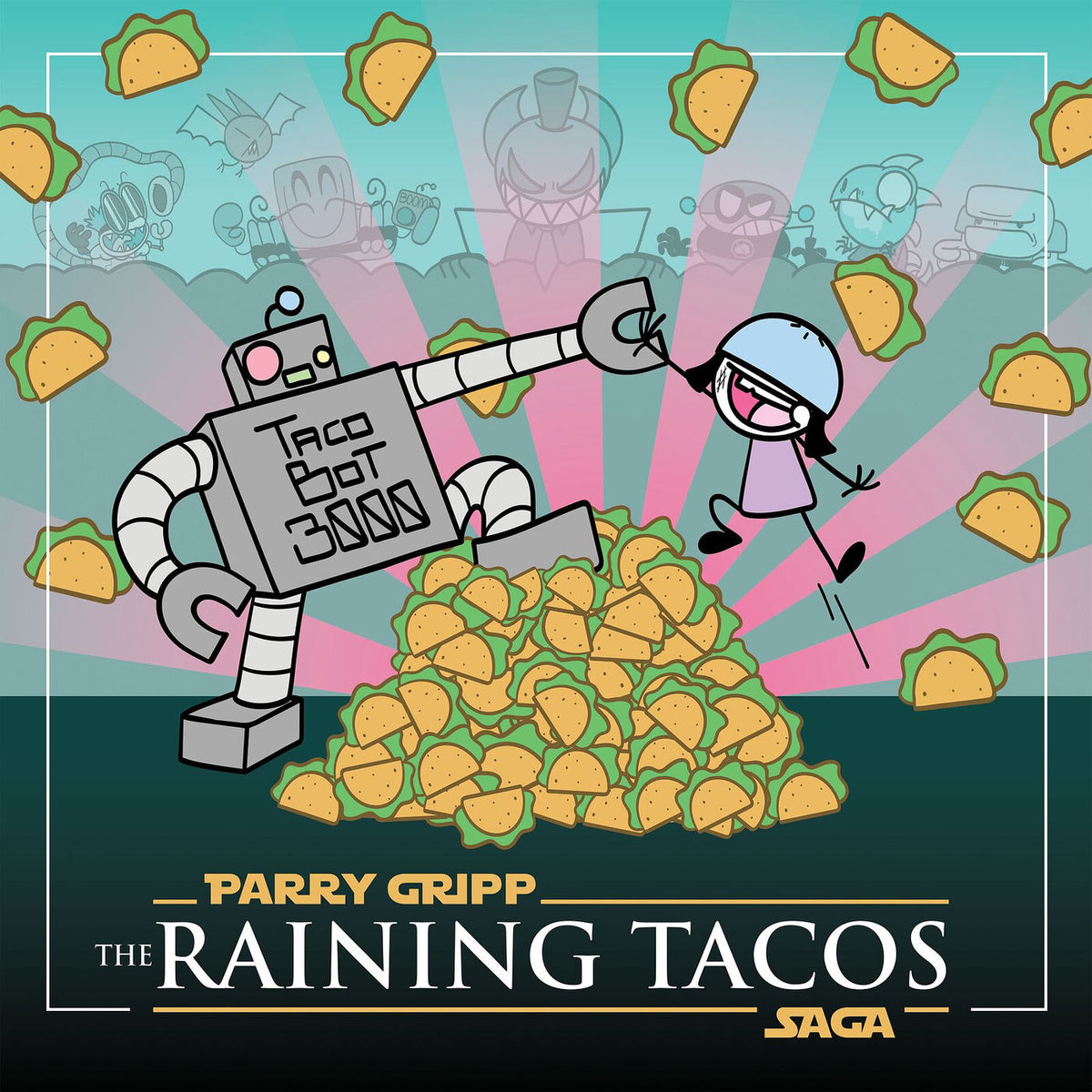 Parry Gripp – Raining Tacos Saga vinyl record cover