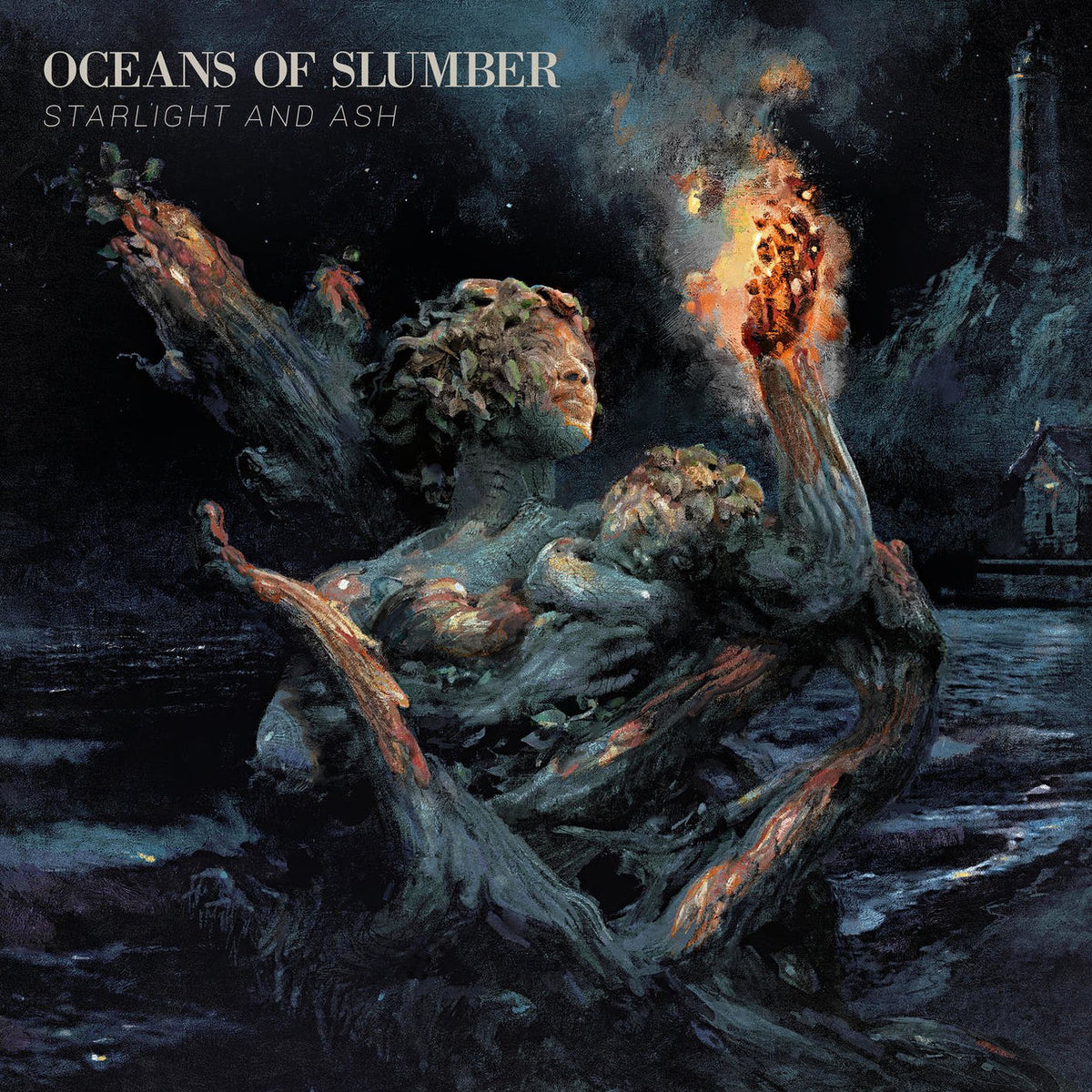 Oceans of Slumber – Starlight and Ash vinyl record cover