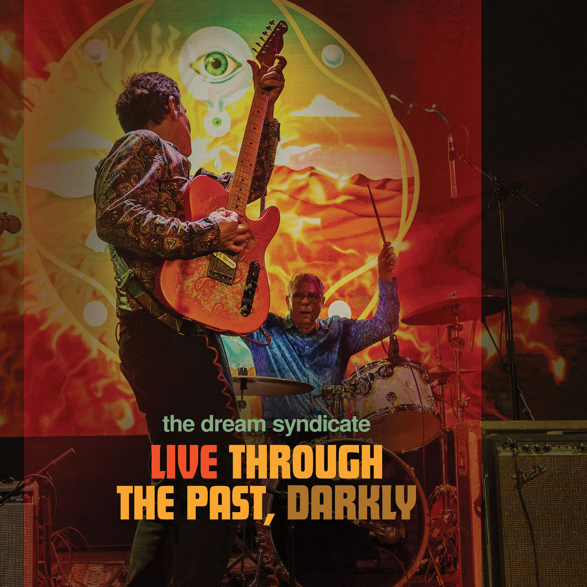 Dream Syndicate – Live Through the Past, Darkly vinyl record cover