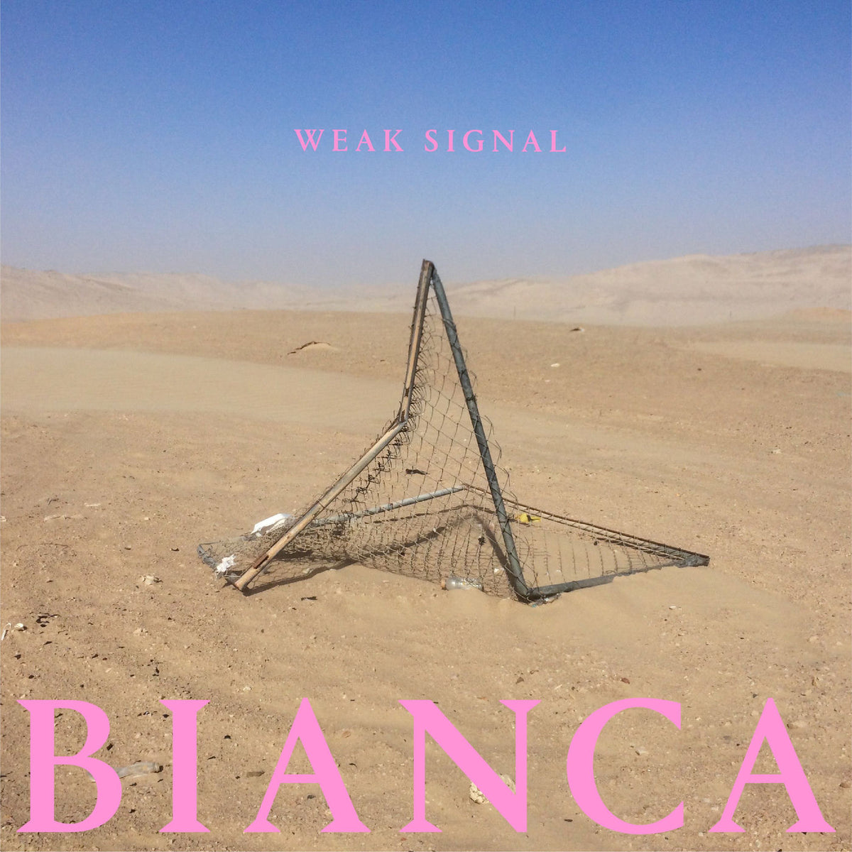 Weak Signal – Bianca vinyl record cover