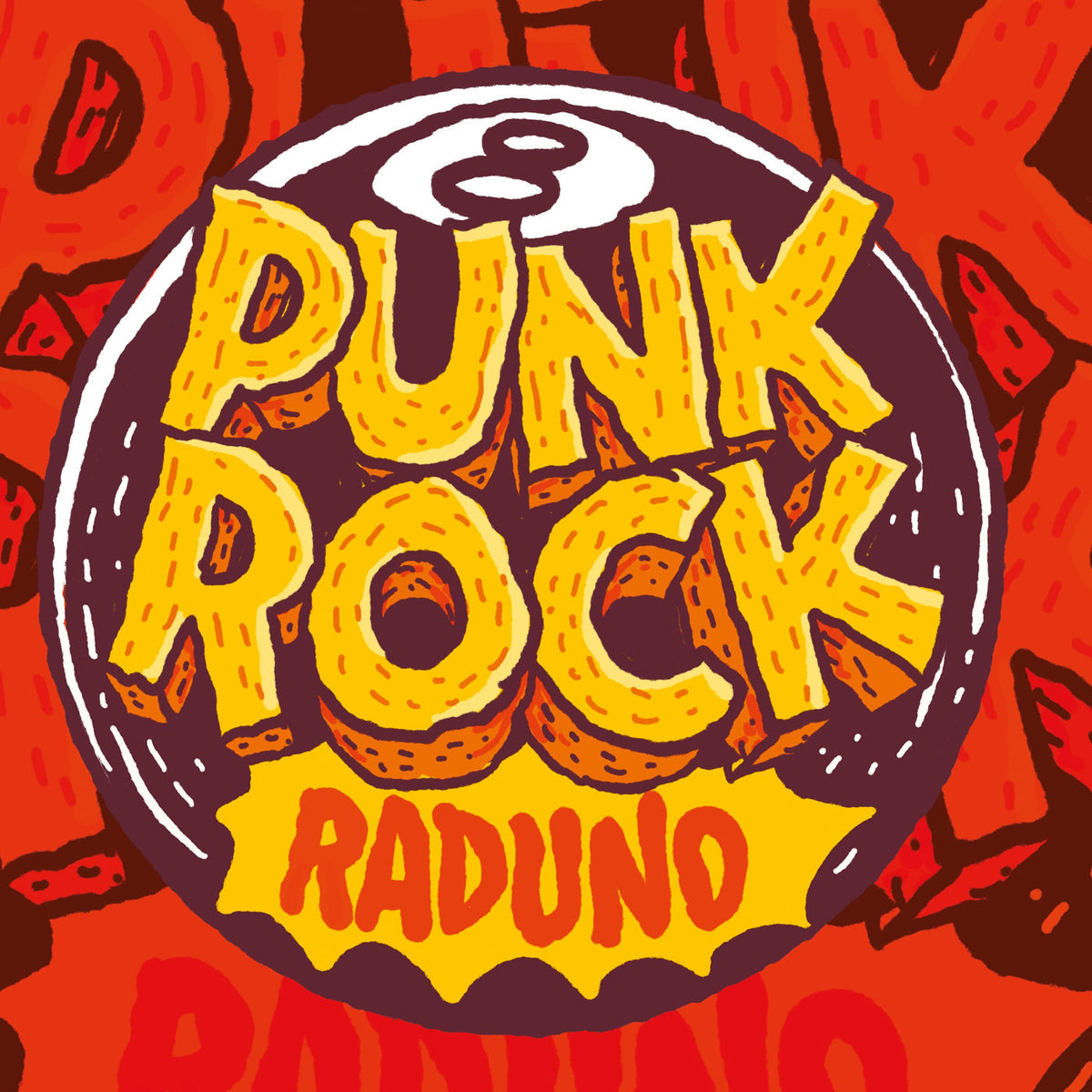 Various Artists – Punk Rock Raduno, Vol. 8 vinyl record cover