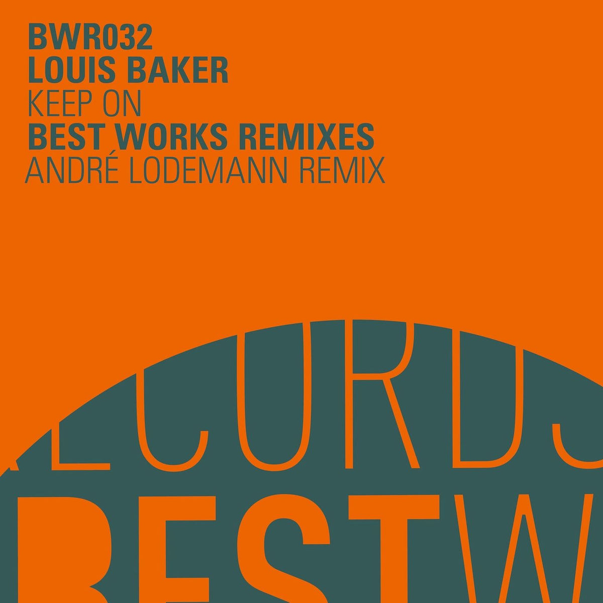 Louis Baker – Keep On (Andre Lodemann Remixes) vinyl cover