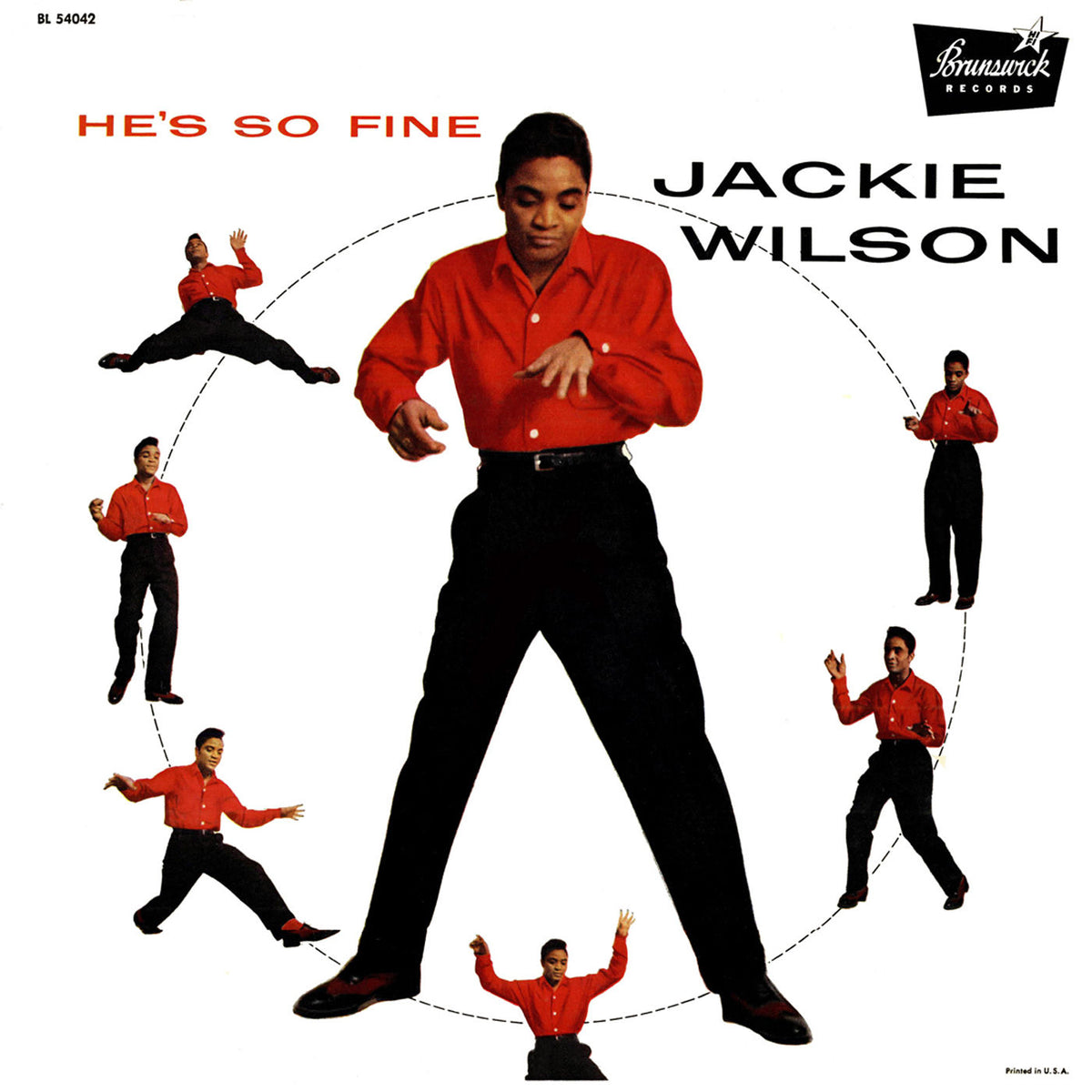 Jackie Wilson – He's So Fine vinyl record cover
