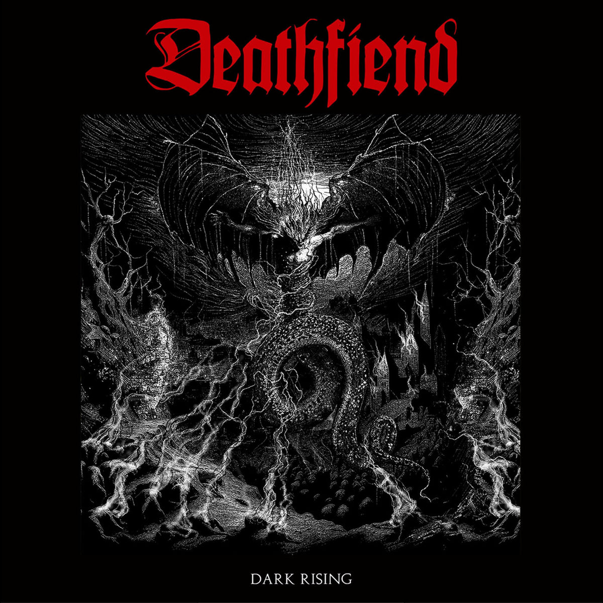 DEATHFIEND – Dark Rising vinyl cover