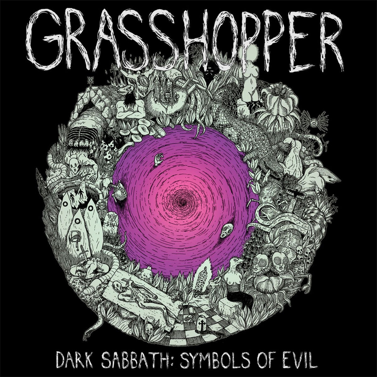 Grasshopper – Dark Sabbath: Symbols of Evil vinyl cover