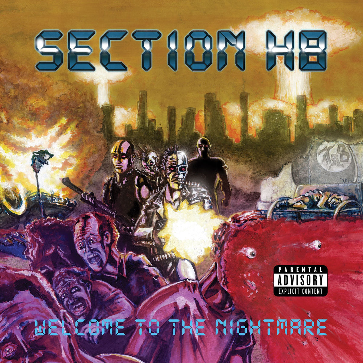 Section H8 – Welcome To The Nightmare vinyl record cover