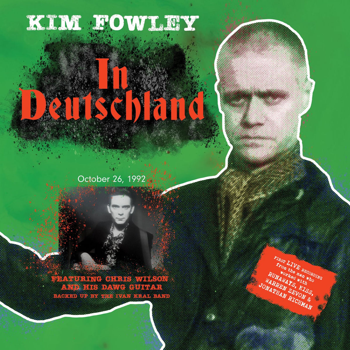 Kim Fowley – In Deutschland vinyl record cover