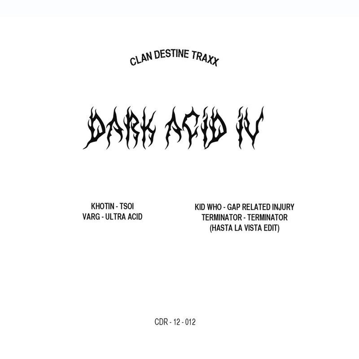 Various Artists – Dark Acid vinyl record cover