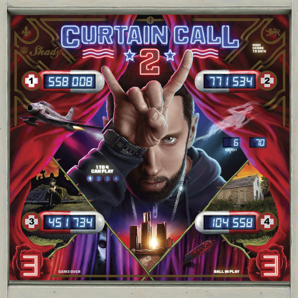 Eminem – Curtain Call 2 (2LP) vinyl record cover
