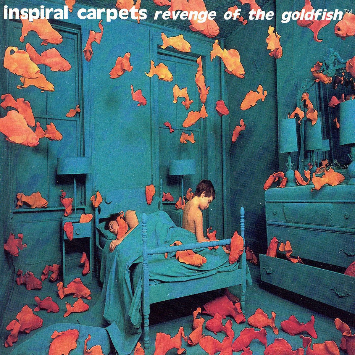 Inspiral Carpets – Revenge Of The Goldfish (Orange Vinyl) (Indies) vinyl record cover