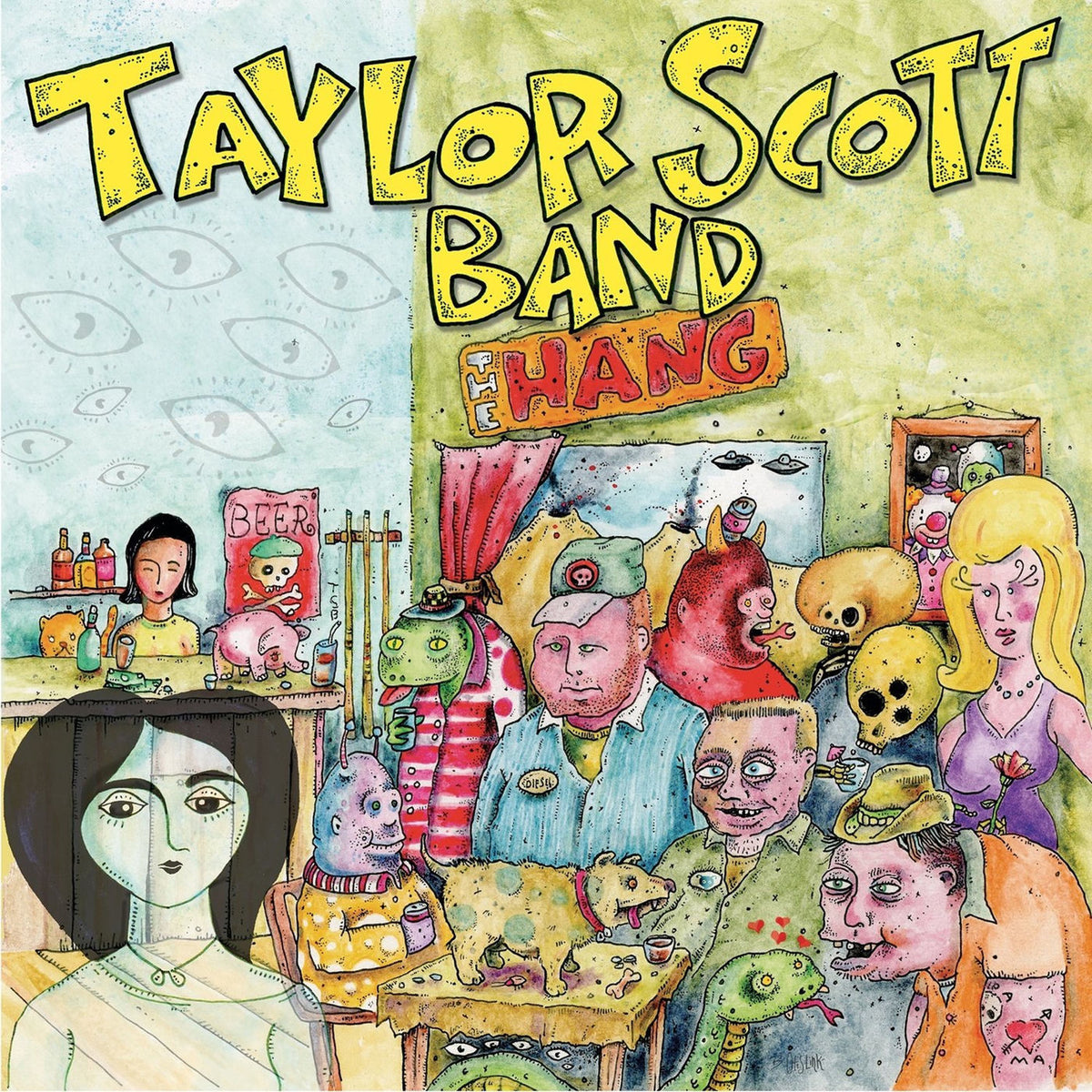 Taylor Scott Band – The Hang vinyl record cover