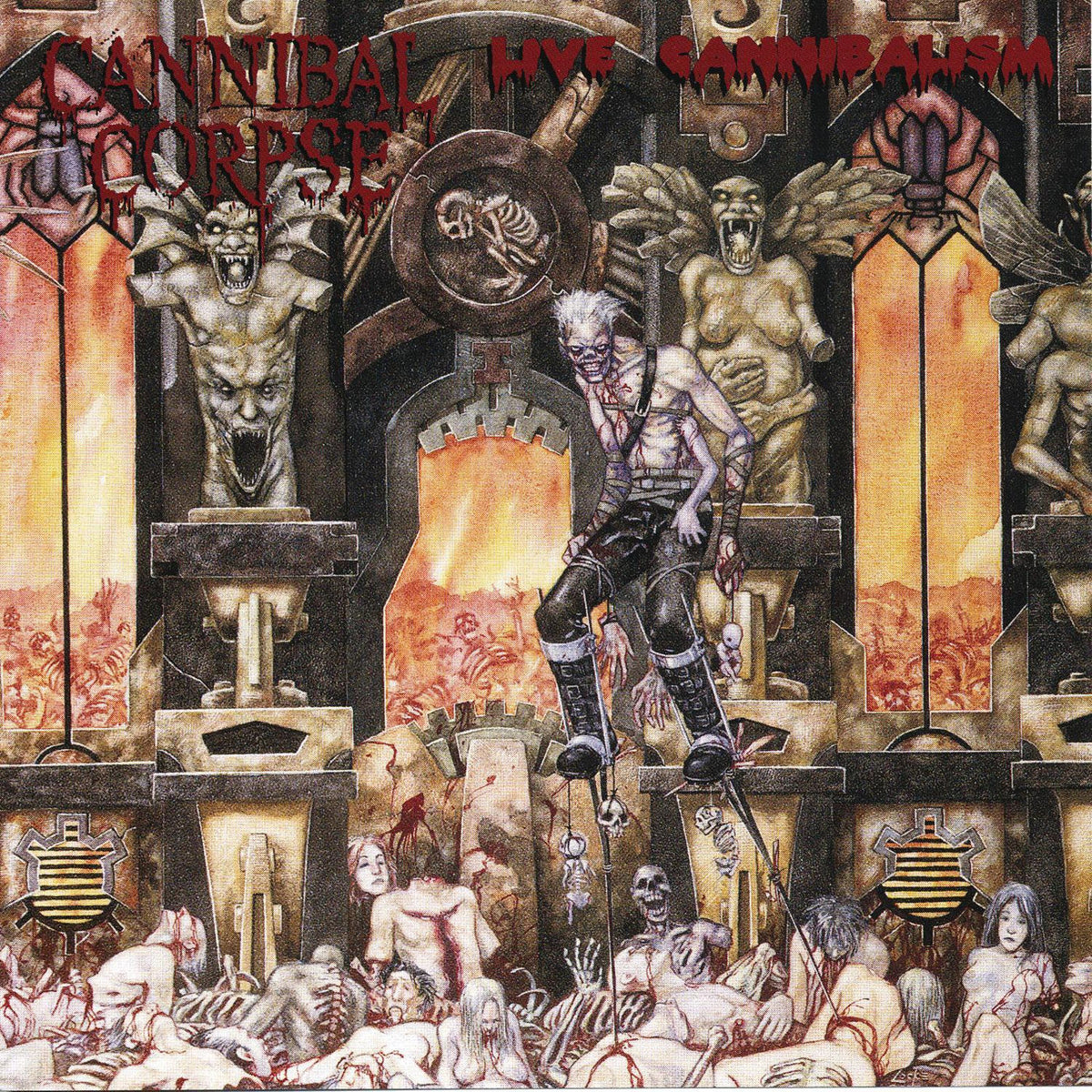 Cannibal Corpse – Live Cannibalism vinyl record cover