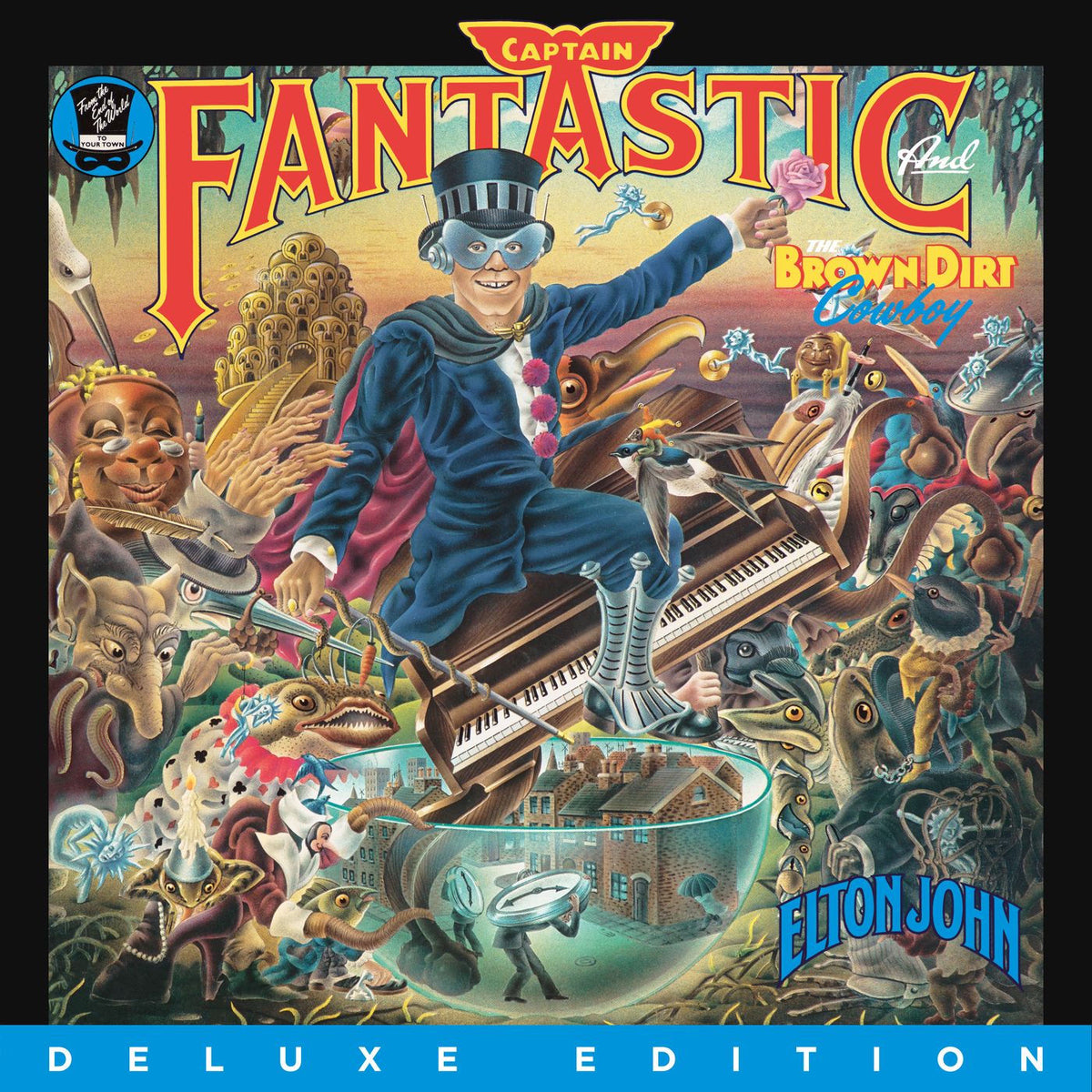 Elton John – Captain Fantastic and the Brown Dirt Cowboy (50th Anniversary) vinyl record cover