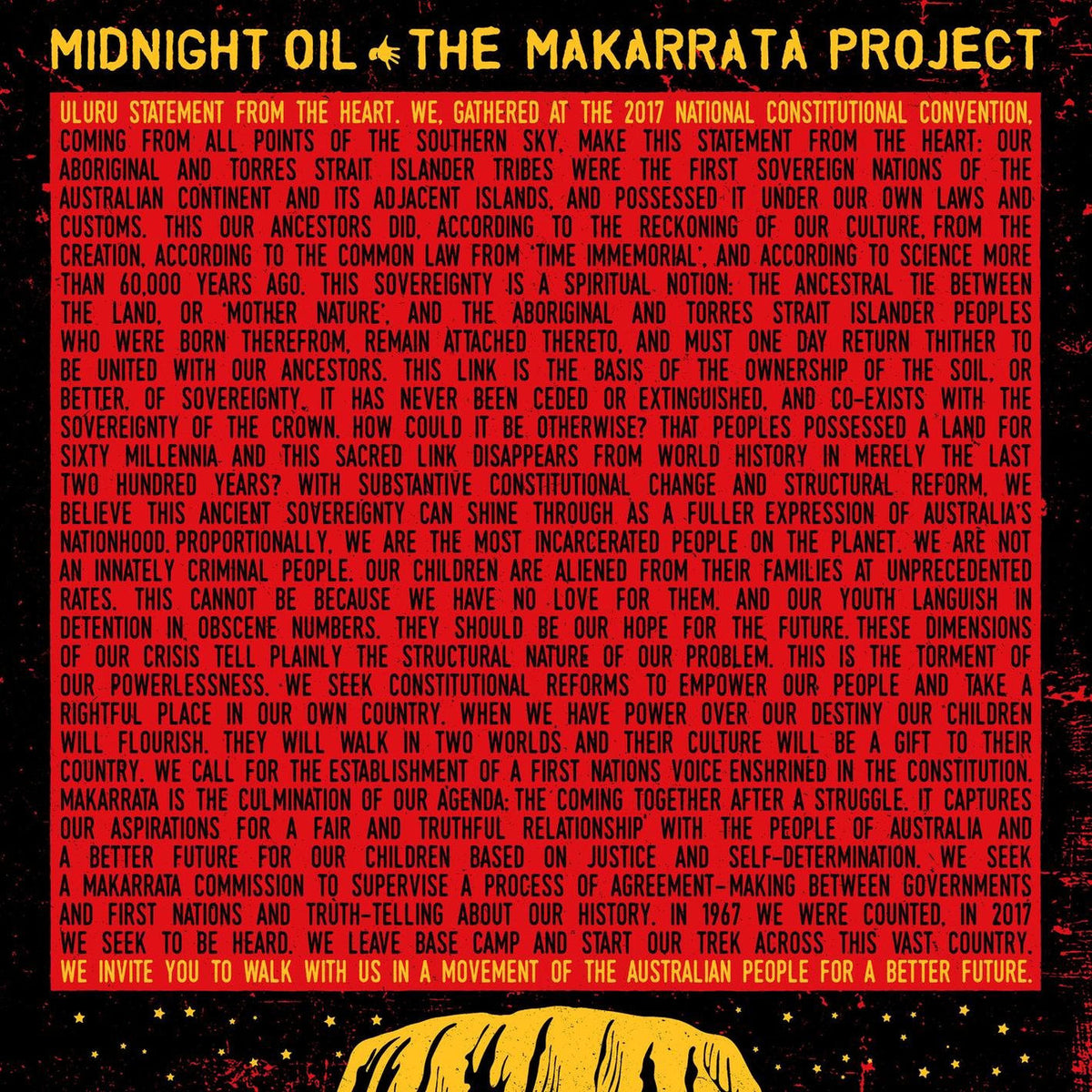 Midnight Oil – The Makarrata Project vinyl record cover