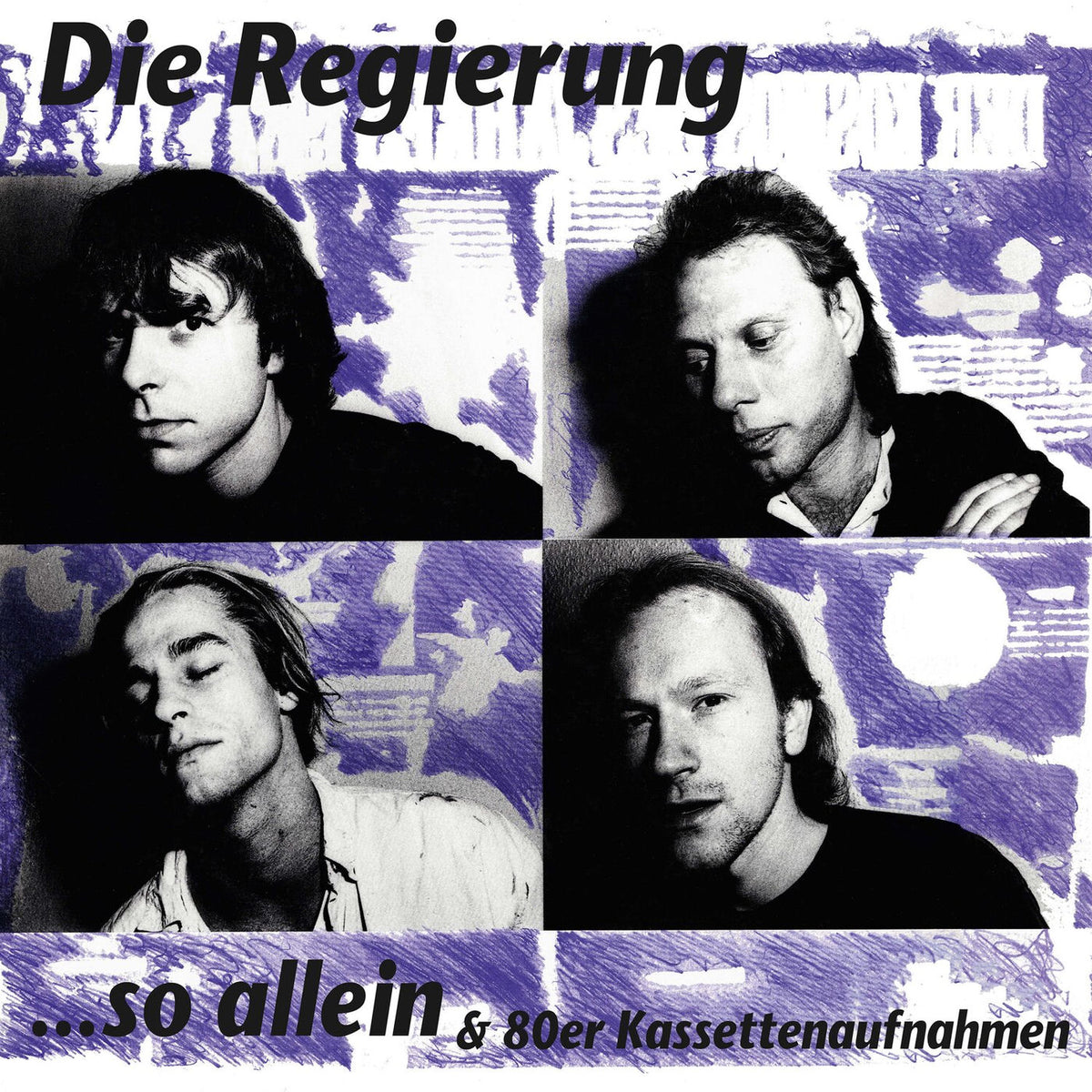 Die Regierung – So Allein & 80er Kassettenaufnahmen vinyl record cover