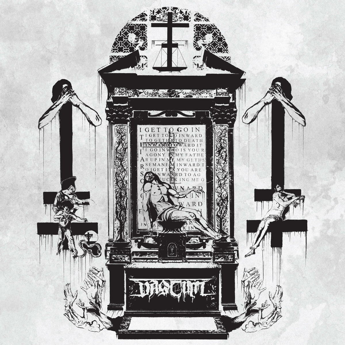 Vastum – Inward to Gethsemane vinyl record cover